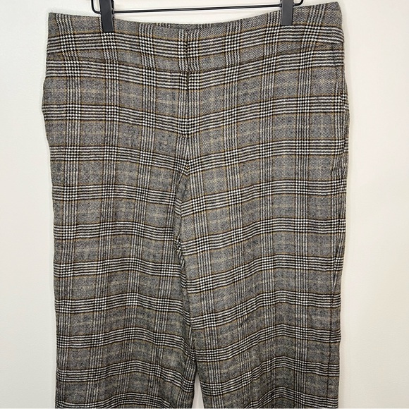 Talbots Pants - Talbot's Wool Pants Size 14 Stretch Plaid Gothic Dark Academia Women's Office